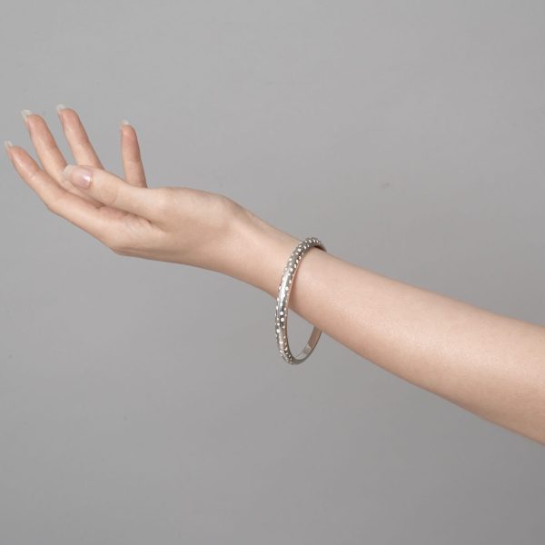 Luna silver bangle - Image 2